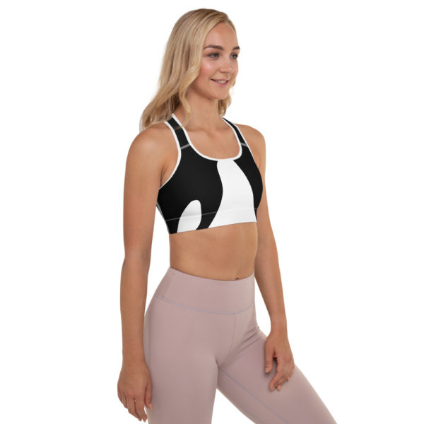 Orca Whale - Padded Sports Bra - Image 3