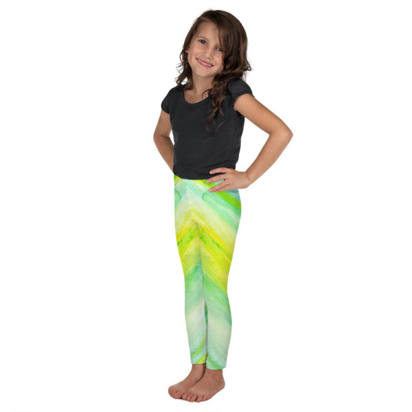 Green & Yellow - Kid's Leggings - Image 2