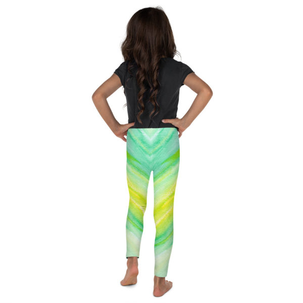 Green & Yellow - Kid's Leggings