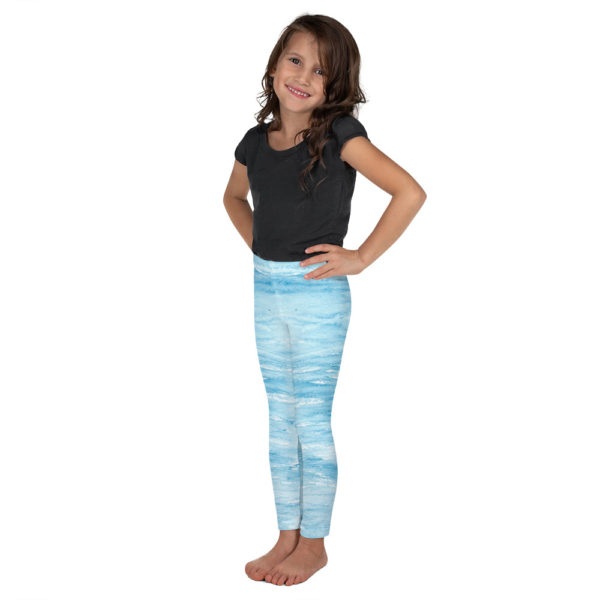 Blue Strokes - Kid's Leggings - Image 2