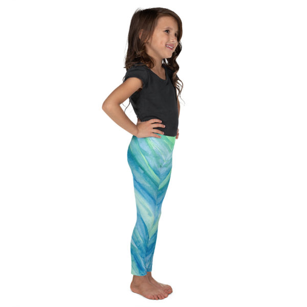 Blue & Green - Kid's Leggings - Image 3