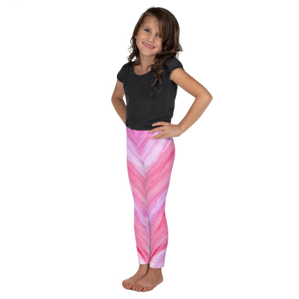 Red & Pink - Kid's Leggings - Image 2