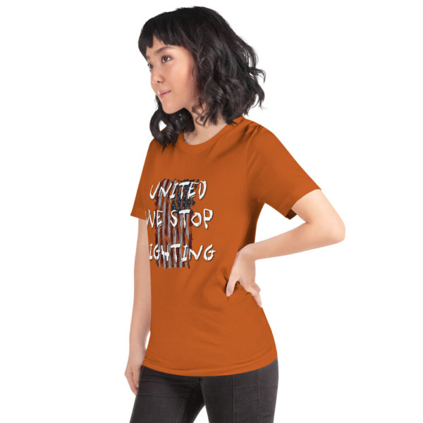 United We Stop Fighting - Short-Sleeve Unisex T-Shirt - Image 9