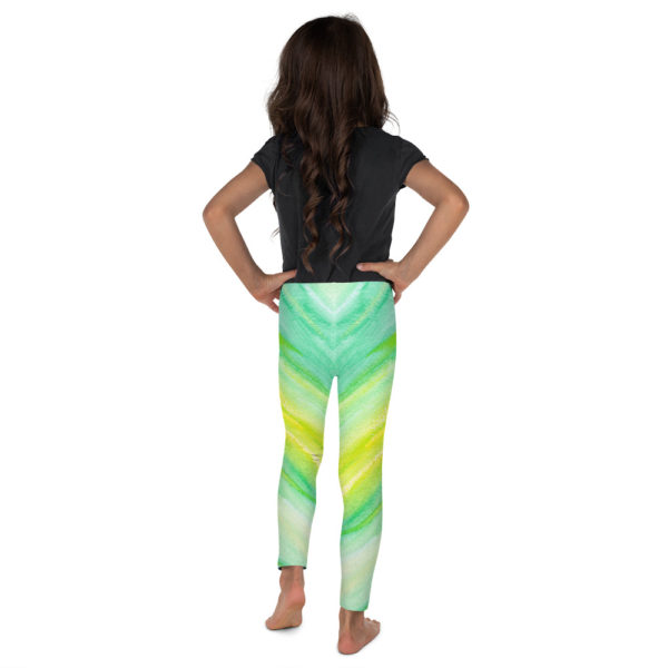 Green & Yellow - Kid's Leggings - Image 5