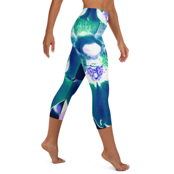 Mystique Orchid - Yoga Capri Leggings - Image 3