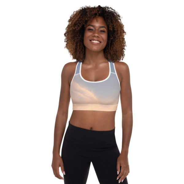Sunset Angel - Padded Sports Bra