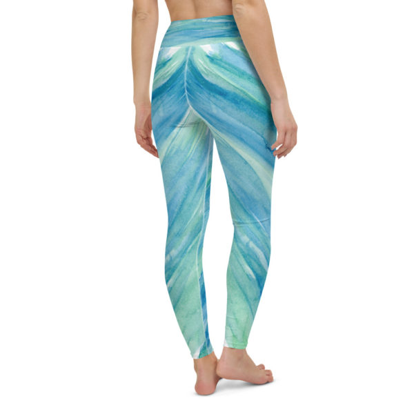 Blue & Green - Yoga Leggings - Image 6