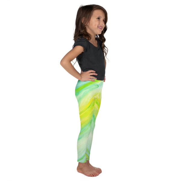 Green & Yellow - Kid's Leggings - Image 7