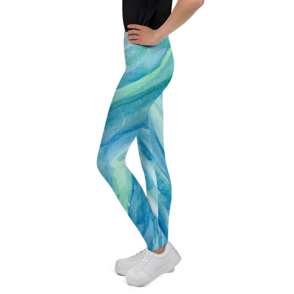 Blue & Green - Youth Leggings - Image 6