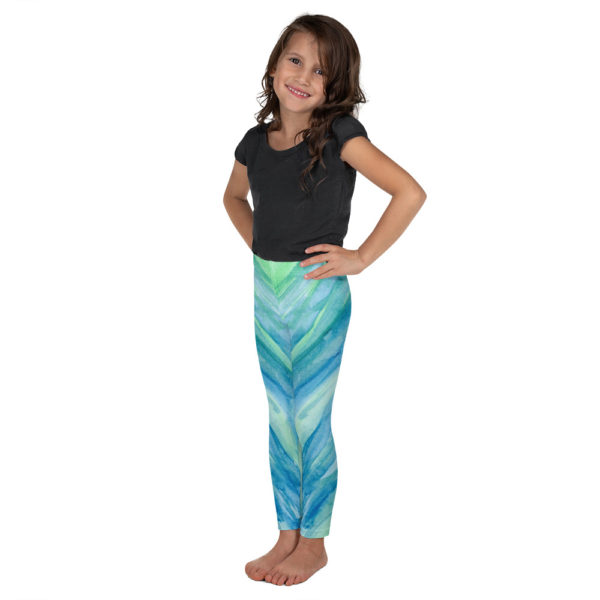 Blue & Green - Kid's Leggings - Image 6