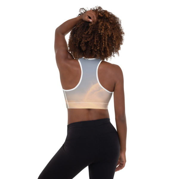 Sunset Angel - Padded Sports Bra - Image 4