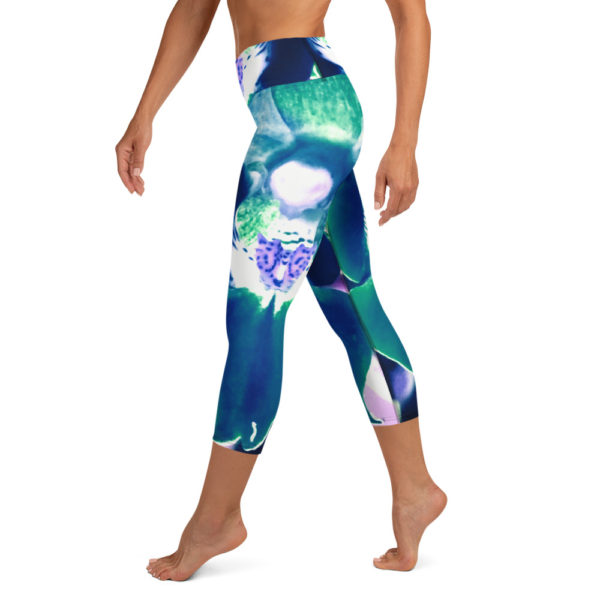 Mystique Orchid - Yoga Capri Leggings - Image 2