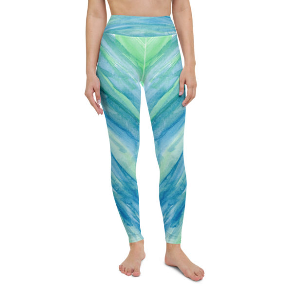 Blue & Green - Yoga Leggings - Image 7