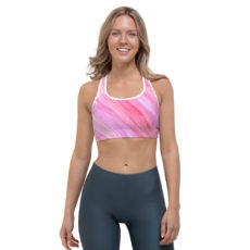 Red & Pink - Sports Bra - S
