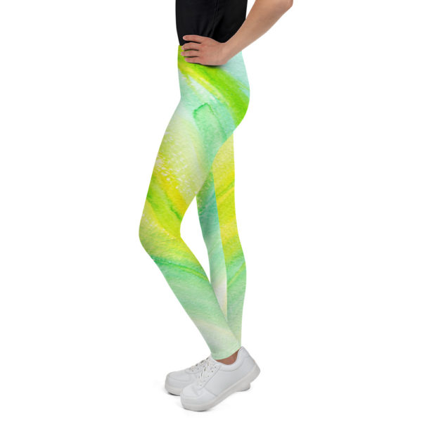 Green & Yellow - Youth Leggings - Image 6