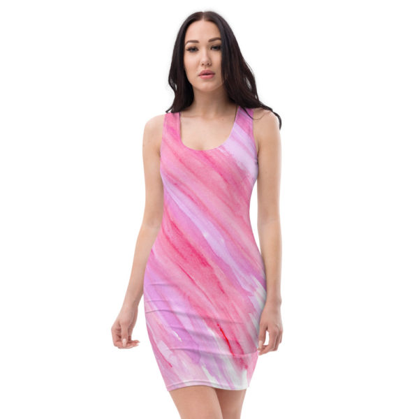Red & Pink - Mini Dress - Image 5