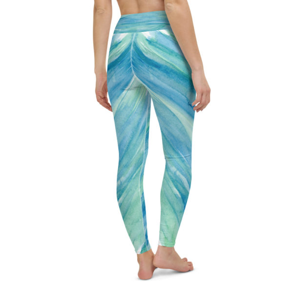Blue & Green - Yoga Leggings - Image 12