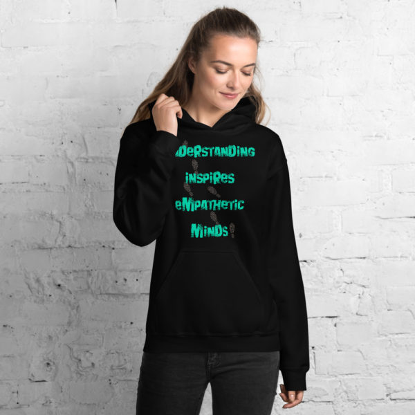 Understanding Inspires Empathetic Minds - Unisex Hoodie - Image 2