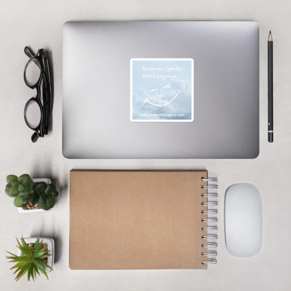 Kindness Speaks One Language - Bubble-free stickers - Image 4