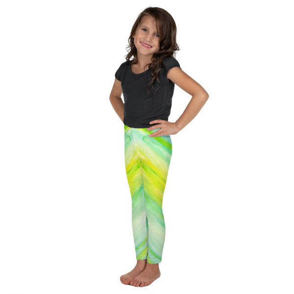 Green & Yellow - Kid's Leggings - Image 6