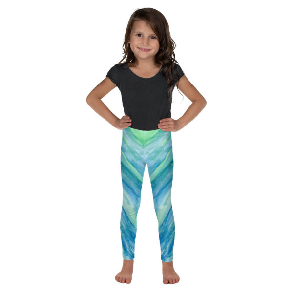 Blue & Green - Kid's Leggings - Image 4