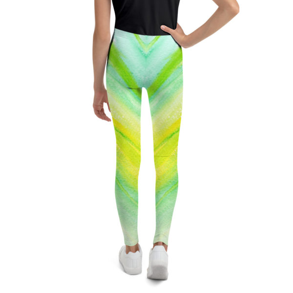 Green & Yellow - Youth Leggings - Image 5