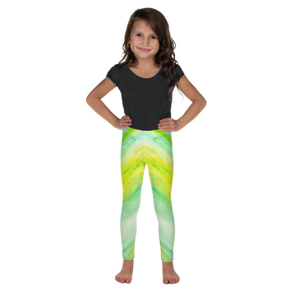 Green & Yellow - Kid's Leggings - Image 4