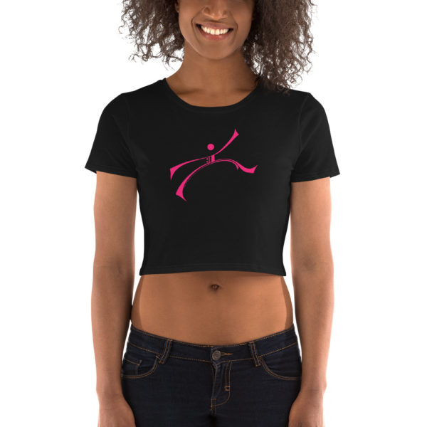 Break Sweat No Regret Hot Red - Women’s Crop Tee - Image 2