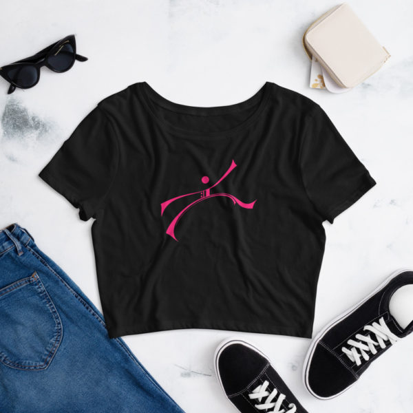 Break Sweat No Regret Hot Red - Women’s Crop Tee - Image 4