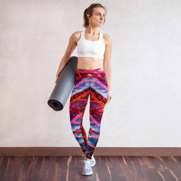 Red Tropics - Yoga Leggings