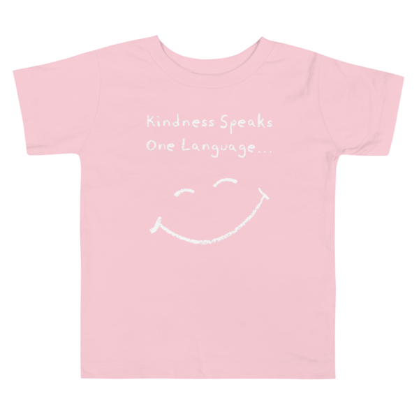 Kindness Speaks One Language - Toddler Short Sleeve Tee - Image 3