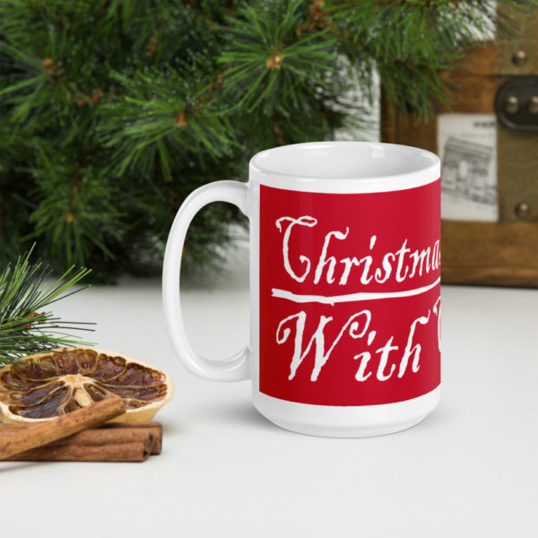 Christmas Starts With Christ Red - White glossy mug - Image 2