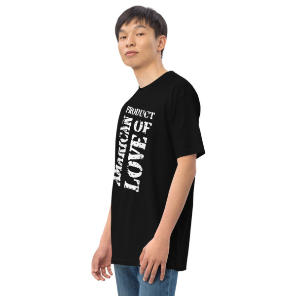 Product of American love - Men’s premium heavyweight tee - Image 3