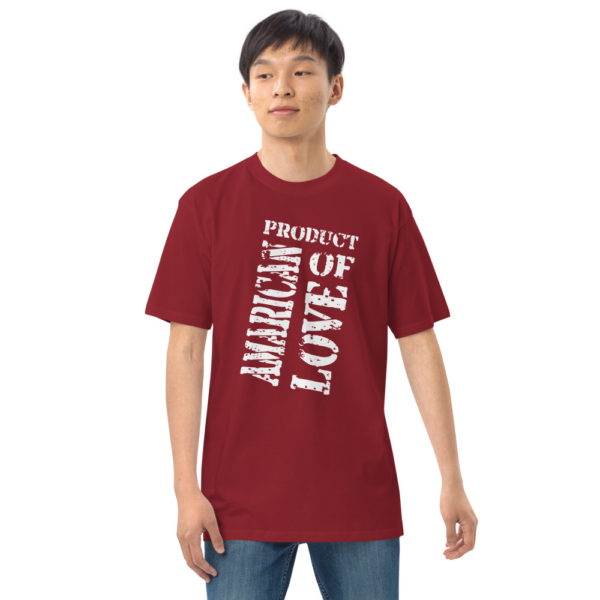 Product of American love - Men’s premium heavyweight tee - Image 15