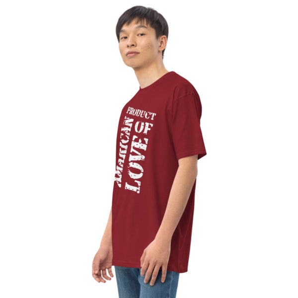 Product of American love - Men’s premium heavyweight tee - Image 13