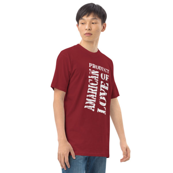 Product of American love - Men’s premium heavyweight tee - Image 12