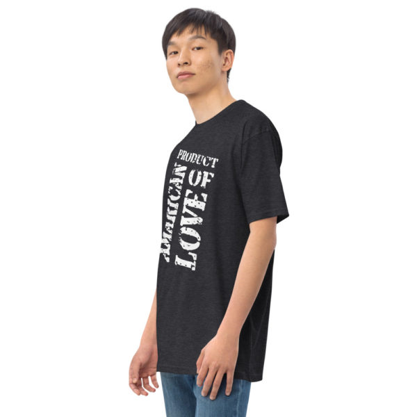 Product of American love - Men’s premium heavyweight tee - Image 8