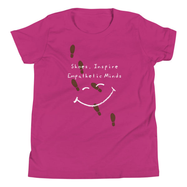 Shoes Inspire Empathetic Minds - Youth Short Sleeve T-Shirt - Image 6
