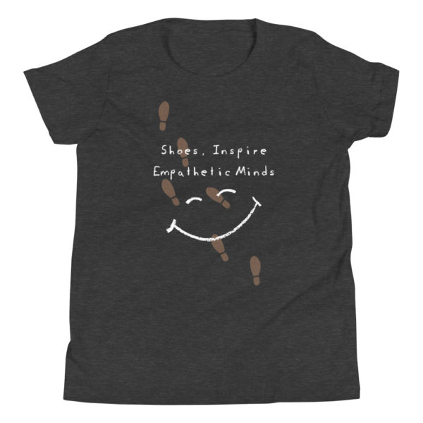 Shoes Inspire Empathetic Minds - Youth Short Sleeve T-Shirt - Image 4