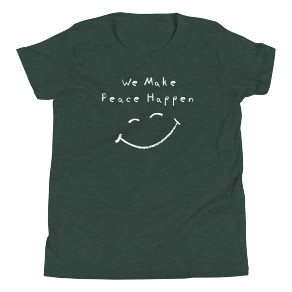 We Make Peace Happen - Youth Short Sleeve T-Shirt - Image 7