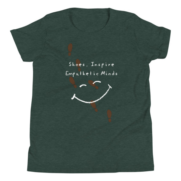 Shoes Inspire Empathetic Minds - Youth Short Sleeve T-Shirt - Image 7