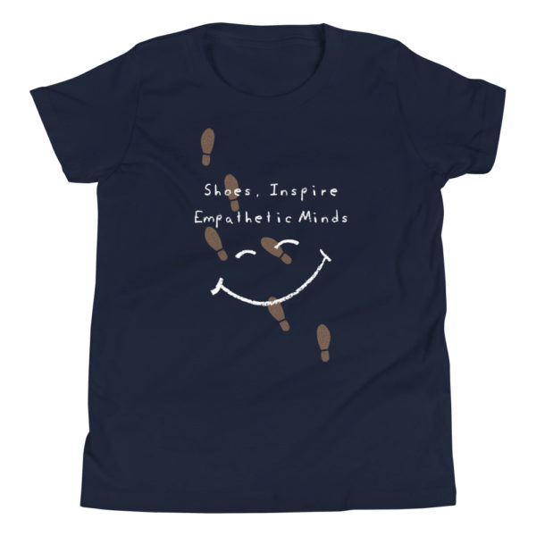 Shoes Inspire Empathetic Minds - Youth Short Sleeve T-Shirt - Image 2