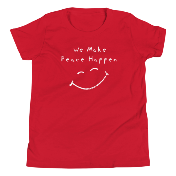 We Make Peace Happen - Youth Short Sleeve T-Shirt - Image 3