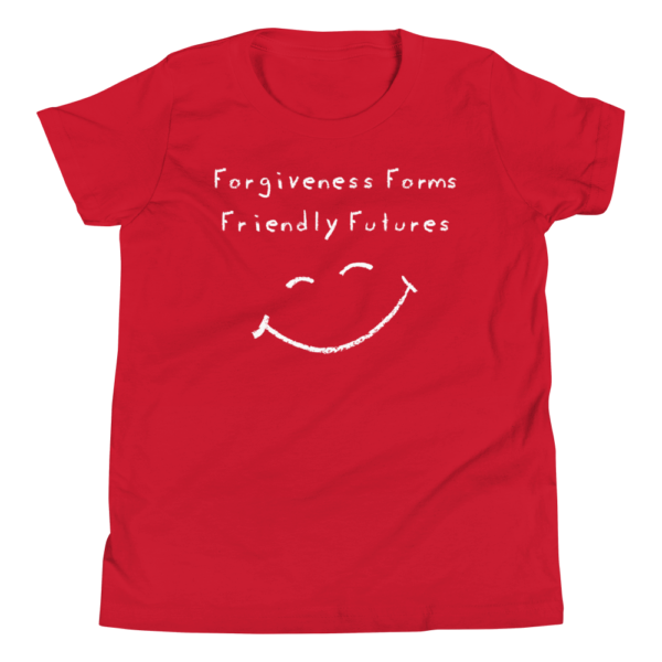 Forgiveness Forms Friendly Futures - Youth Short Sleeve T-Shirt - Image 3