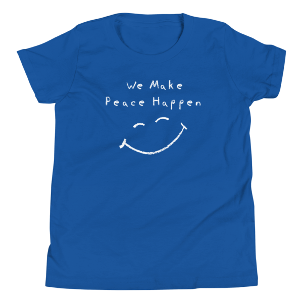 We Make Peace Happen - Youth Short Sleeve T-Shirt - Image 5